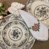 Dinner Napkins Hand Embroidery Set Of 6
