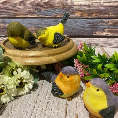 Resin Colorful Birds