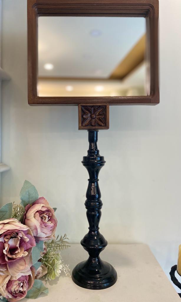 wooden handicraft mirror for table decor (4)